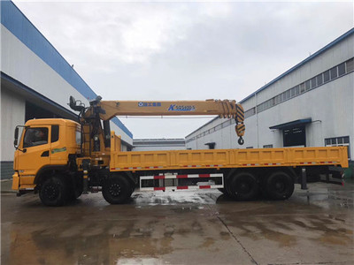 東風特商前四后八16噸徐工隨車吊產品亮點及清障車應用